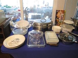 Corning Ware, Pyrex and a Large Roaster