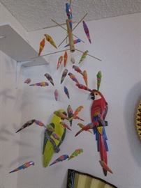 Parrots and Bird Mobiles
