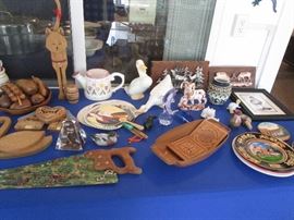 Monkey Pod Assortment, an old Saw and other 'Treasures'