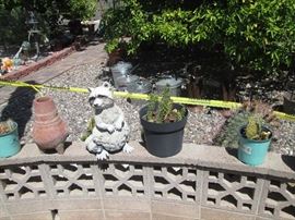 Now take a stroll through our private park and see great items for your yard.  (some items in shade so pictures are  more difficult to see - but worth the walk)