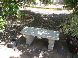 Cement Bench (there are 2)