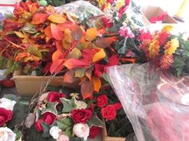 Boxes and Bins of Florals and Greenery