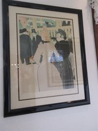 Signed and #'d Lautrec 