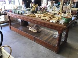 Large 8 foot farm table (narrow plank)
