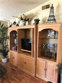 Oak Wall unit