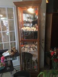 One of two curio cabinet priced separetly