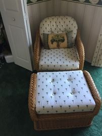 Henry Link Chair and Ottoman