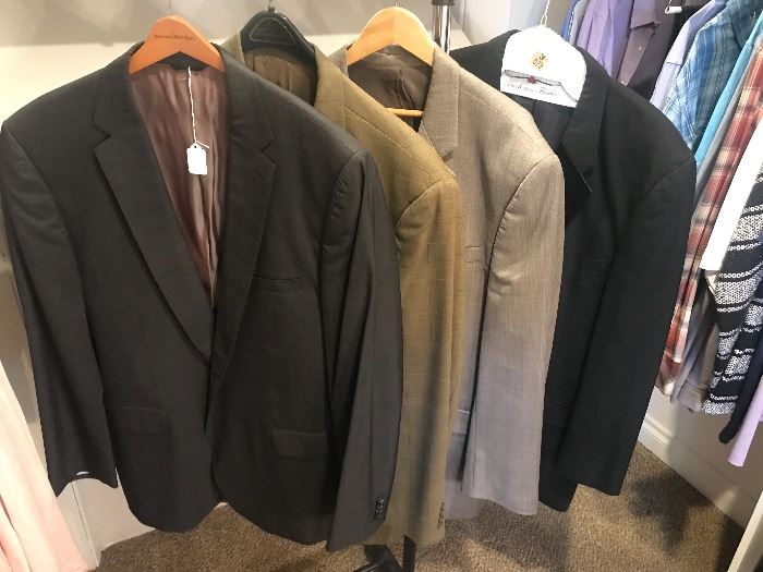 Men’s suit jackets- all name brand 