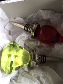 Crystal bottle stoppers