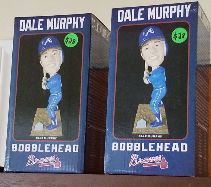 Dale Murphy Collectible Bobbleheads still in the boxes