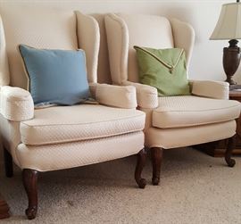 Chairs matching wingbacks
