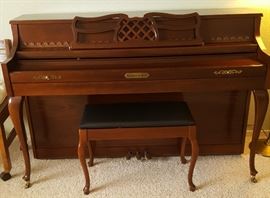 Piano and stool