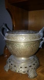 Brass urn