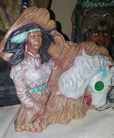 Indian maiden ceramic