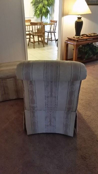 Back of Slipper chair(s) sold as pair