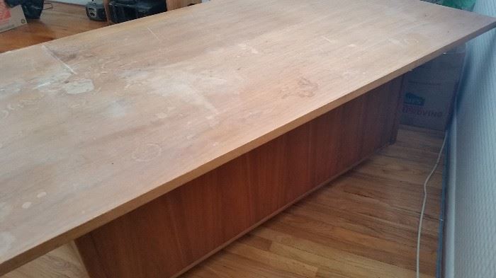 Executive desk - top needs refinishing but otherwise in great shape