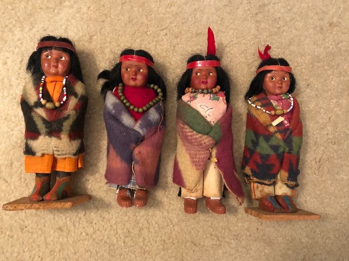 Native American Skookum dolls