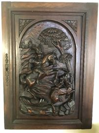 High relief carved cabinet door (2 of 2)