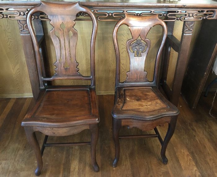Asian side chairs
