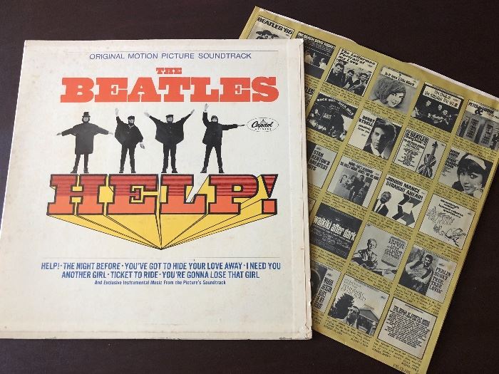 Beatles HELP record album