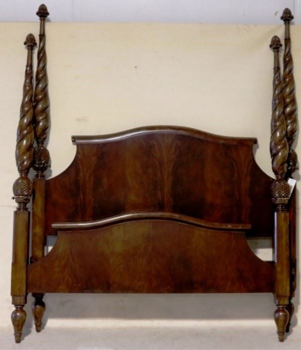 Jonathan Charles carved poster bed