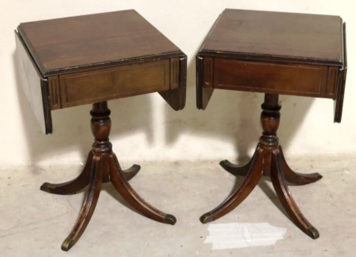 Matched pair drop side stands