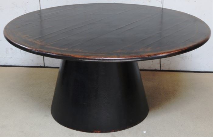 Sarreid round drum dining table