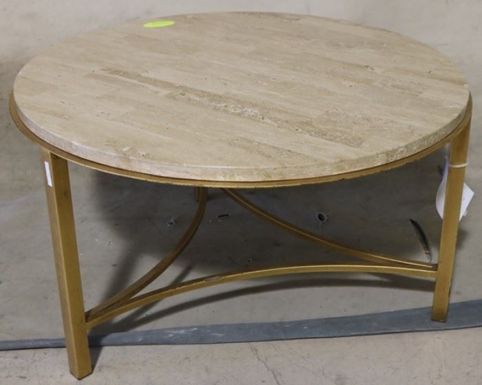 Jonathan Charles marble top cocktail table
