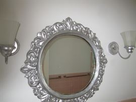 MIRROR AND SCONCES