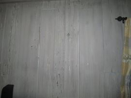 LOTS OF PECKY CYPRESS PANELING