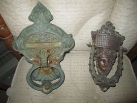 ANTIQUE DOOR KNOCKERS