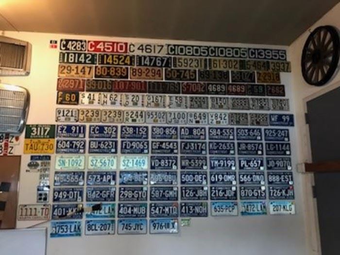 CT run - license plates