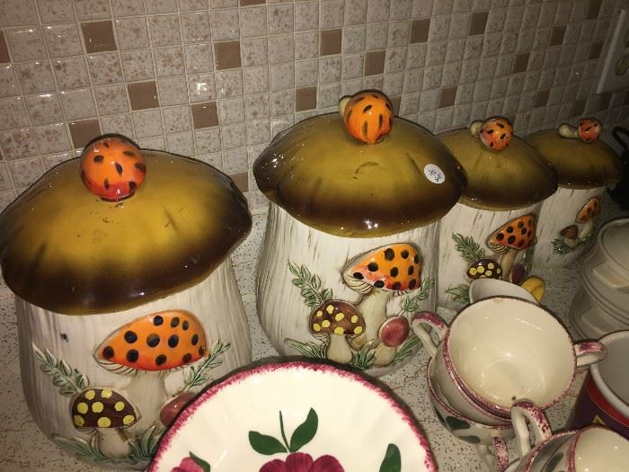 Mushroom canister set