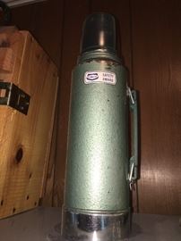 Vintage Tenneco Thermos - goes with cooler not shown, original box