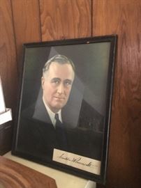 FDR Picture with autograph