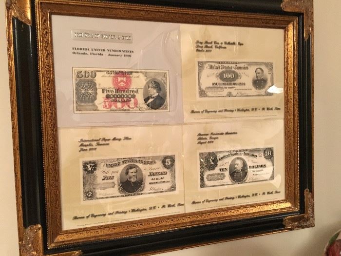 Examples Confederate money