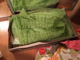 Dotted Swiss MCM curtains