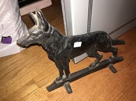 Vintage GSD door stop