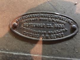 American Hardware Company Trunk 1935