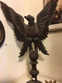 Large Carved Eagle