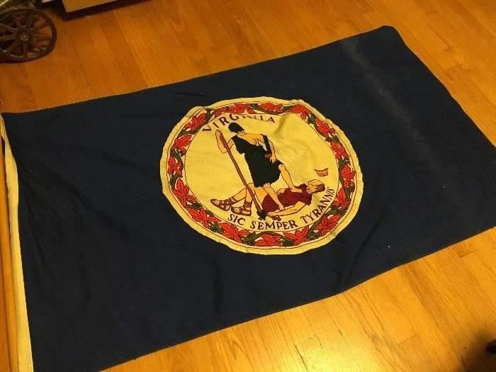 Vintage Virginia Cotton Flag