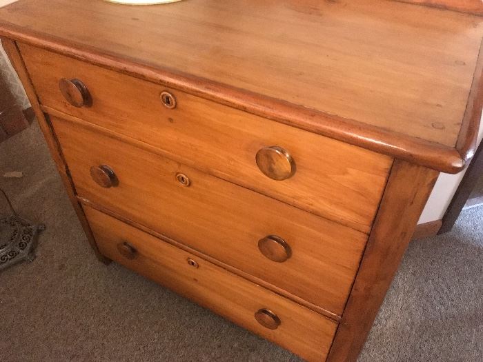 Antique immigrant chest of drawers 