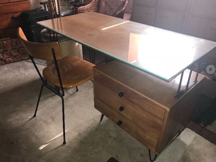 Super cool mid century modern desk and chair 