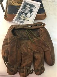Antique baseball Glove. Notes from our client: “Ken Wel Snap Back Baseball Glove. Owned by Reuben A. Rusch born 6/2/1903. 