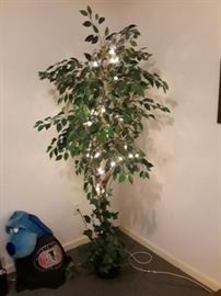 Artificial tree with lights