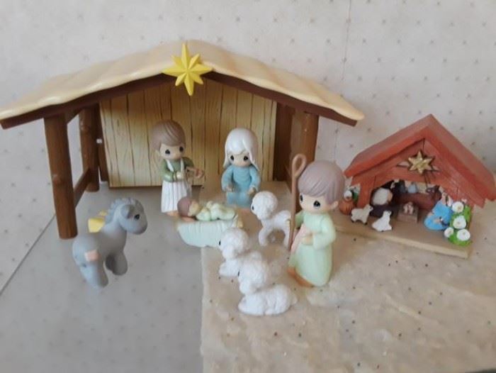 Childrens nativity scene