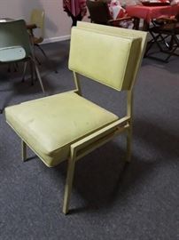 Midcentury yellow chair