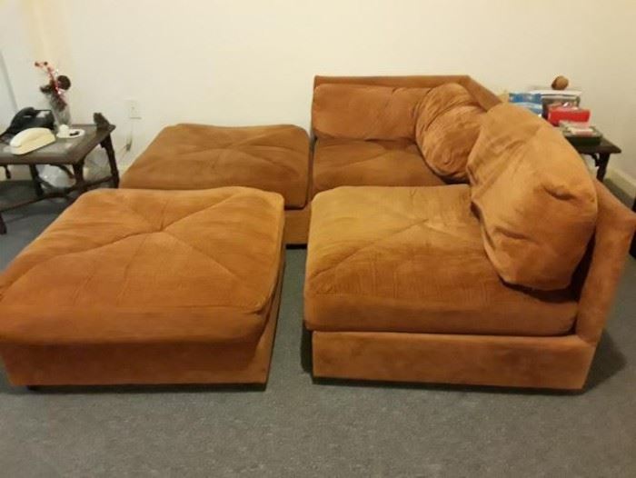 Vintage sectional sofa or chairs