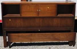 Mid century bookcase bed