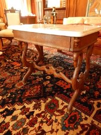MARBLE TOP TABLE